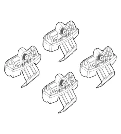 Kit attacchi per barre auto portatutto volvo s60 4p 19><noscript><img width=