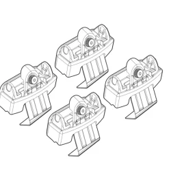 Kit attacchi per barre auto portatutto vw polo 5p 09/09>  n21127>Nordrive Clearance