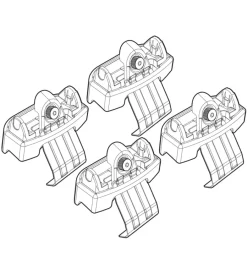 Kit attacchi per barre auto portatutto toyota verso-s 05/11>  n21140>Nordrive