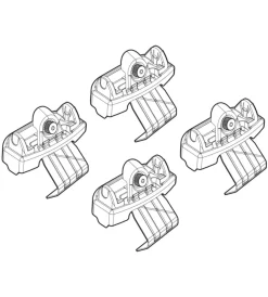 Kit attacchi per barre auto portatutto volvo s60 16>  n21216>Nordrive Best