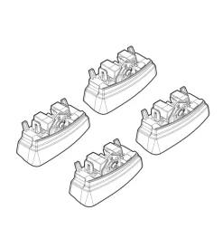 Kit attacchi per barre auto portatutto peugeot 3008 05/09>,5008 11/09> (no a  n21156>Nordrive Online