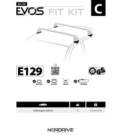 Kit attacchi per barre auto portatutto vw golf 5p vii  11/12  n21129><noscript><img width=