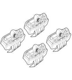 Kit attacchi per barre auto portatutto seat ibiza 5p 17>  n21211>Nordrive New