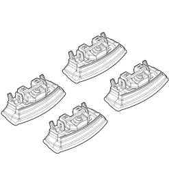 Kit attacchi per barre auto portatutto kia cee d 05/12>  n21165>Nordrive Discount