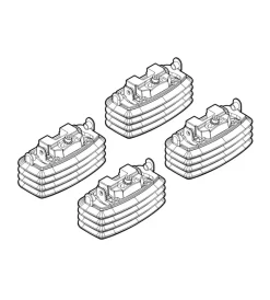 Kit attacchi per barre auto portatutto renault megane  3/5d 10/0211/08,scen  n21044><noscript><img width=