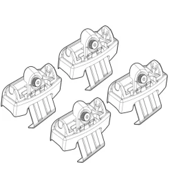 Kit attacchi per barre auto portatutto hyundai ix20 11/10>  n21146>Nordrive Online