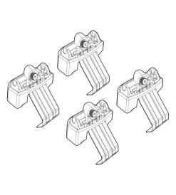 Kit attacchi per barre auto portatutto mazda 3 5p 19>  n21229>Nordrive Best