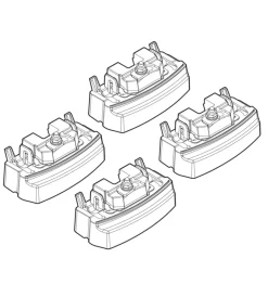Kit attacchi per barre auto portatutto mercedes cla 4p 13>  n21187>Nordrive Sale