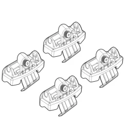 Kit attacchi per barre auto portatutto ford ka+ 16>  n21210>Nordrive Hot