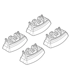 Kit attacchi per barre auto portatutto bmw serie 5 berlina 10>  n21124>Nordrive Clearance