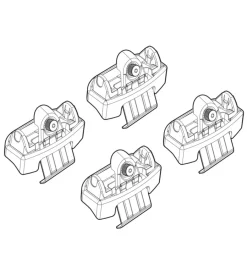 Kit attacchi per barre auto portatutto honda civic 4/5p 17>  n21217>Nordrive New