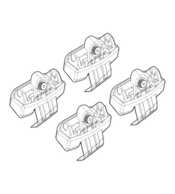 Kit attacchi per barre auto portatutto bmw x2 18>  n21233>Nordrive Discount