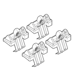 Kit attacchi per barre auto portatutto alfa 147     10/0003/11  n21017>Nordrive