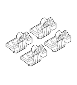 Kit attacchi per barre auto portatutto vw golf v.    0308, vi 0812  n21022>Nordrive Clearance