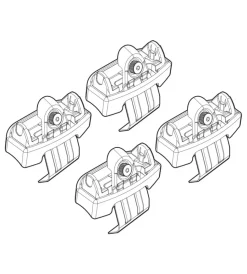 Kit attacchi per barre auto portatutto mazda cx-3 15>  n21180>Nordrive Discount