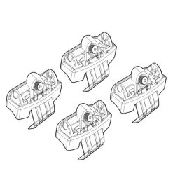 Kit attacchi per barre auto portatutto mazda cx-5 17>  n21207>Nordrive New