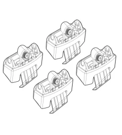 Kit attacchi per barre auto portatutto kia rio 5p 09/11>  n21168>Nordrive New