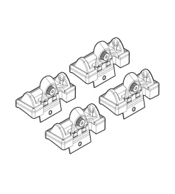 Kit attacchi per barre auto portatutto renault modus 5d 9/04,clio 5d 10/05,d  n21058><noscript><img width=