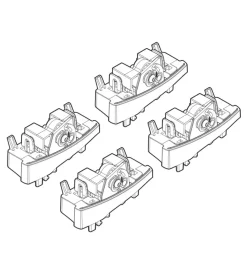 Kit attacchi per barre auto portatutto opel corsa 3/5p 06>14, 14>  n21170>Nordrive New