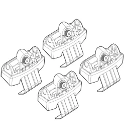 Kit attacchi per barre auto portatutto renault espace 15>  n21178>Nordrive New