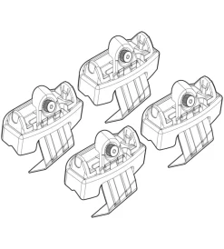 Kit attacchi per barre auto portatutto seat leon 01/13>  n21142>Nordrive Online