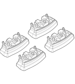 Kit attacchi per barre auto portatutto citroen c4    aircross (no railing  n21155>Nordrive Online