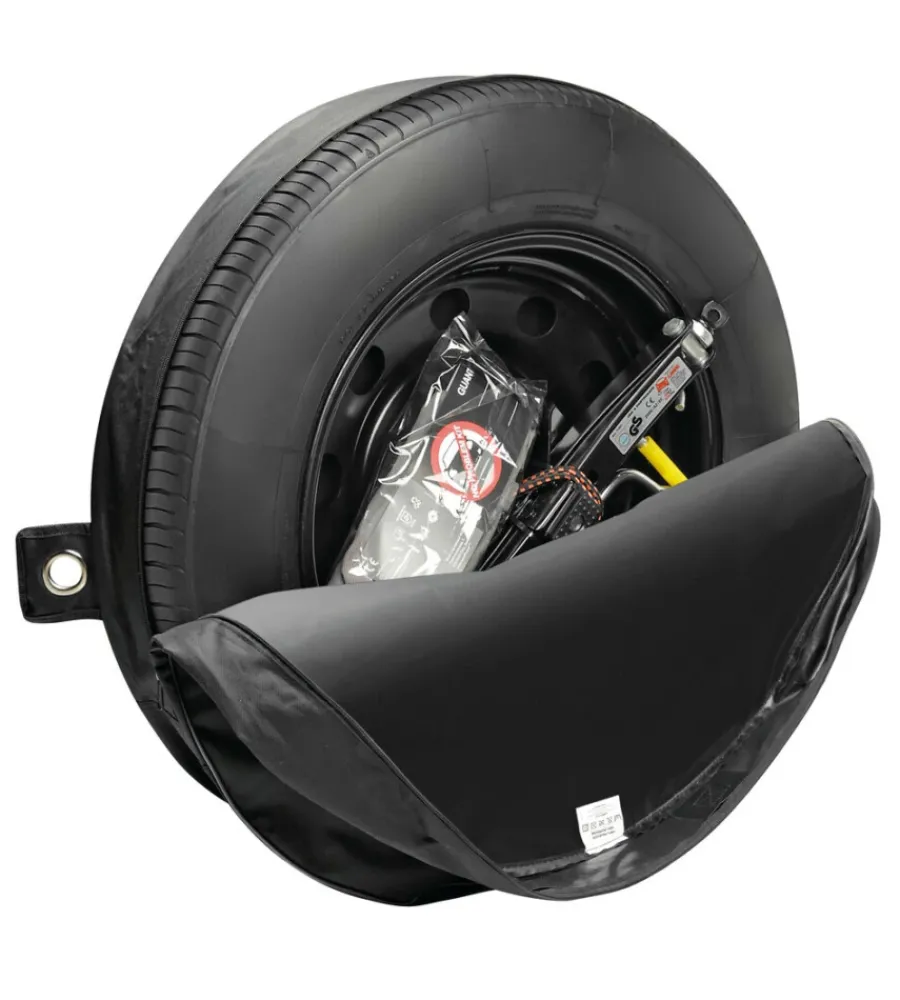 Kit ruotino di scorta - 125/85 16 acciaio con cric e chiave svita bulloni - 76168>Lampa