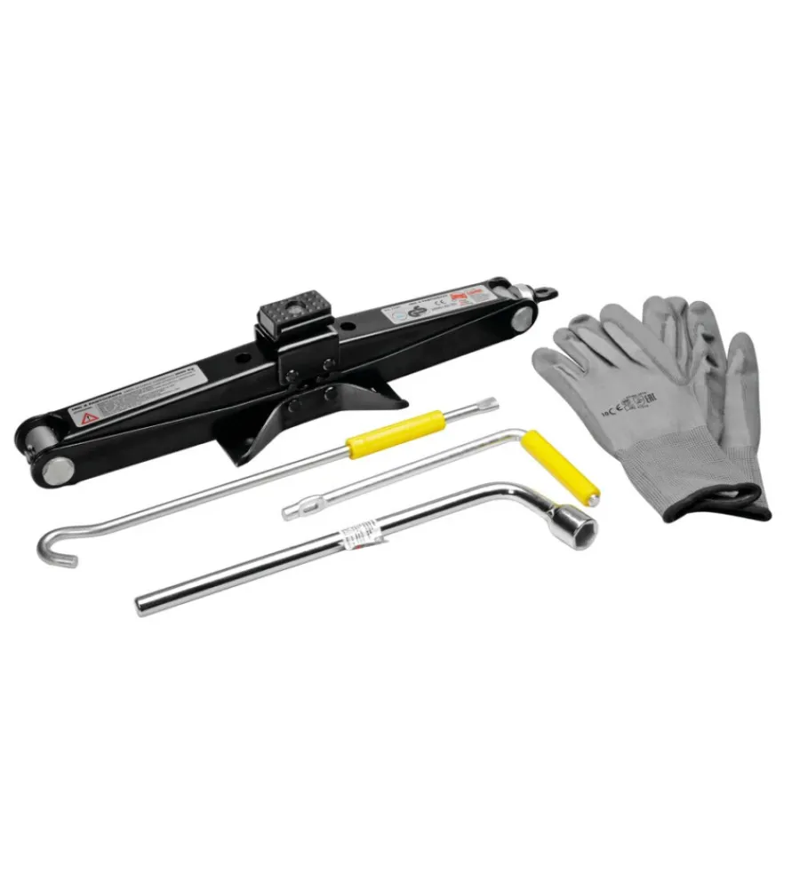 Kit ruotino di scorta - 155/80 19 lega con cric e chiave svita bulloni - 76163>Lampa New