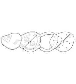 Kit serratura aggiuntiva per porte veicoli commerciali 