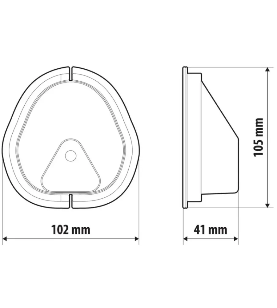 Kit serratura aggiuntiva per porte veicoli commerciali "vigilant" - 65411>Lampa Clearance