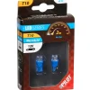 Lampada 1 led colour-led wide 12v - (t10) - w2,1x9,5d - 2 pz  - scatola - blu  58145> Sale