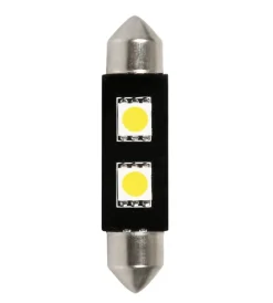 Lampada 12v hyper-led 6 - 2 smd x 3 chips - 10x42 mm - sv8,5-8 - 1 pz  58449> Online