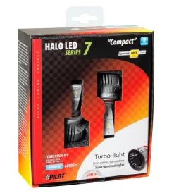 de led per auto 9-32v halo led serie 7 compact - (h10-hb3 9005) - 36w - p20d - 2 pz  - scatola  57780>Lampa Clearance