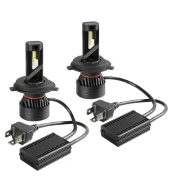 de led per auto 9-32v halo led serie 9 ultra power compact - (h4) - 45w - p43t - 2 pz  - scatola  57763><noscript><img width=
