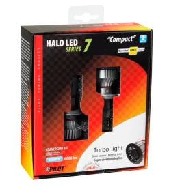 de led per auto 9-32v halo led serie 7 compact - (h4) - 36w - p43t - 2 pz  - scatola  57777>Lampa Outlet