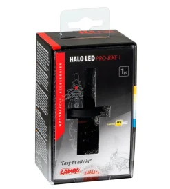 de led per auto 9-32v halo led pro-bike 1 - (h4) - 25w - p43t - 1 pz  - scatola  57756>Lampa