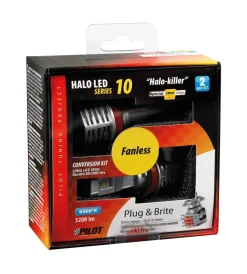 de led per auto 9-32v halo led serie 10 halo killer - (h8-h9-h11-h16) - 20w - pgj19-x - 2 pz  - scatola  57732>Lampa Clearance