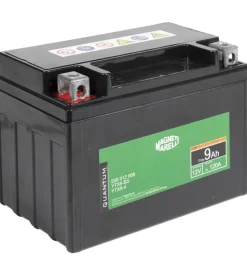 Magneti marelli batteria moto e scooter 9ah 12v 120a tecnologia agm sigillata polo positivo sinistro><noscript><img width=