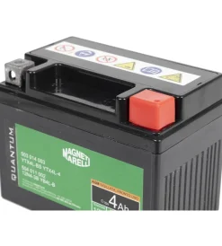 Magneti marelli batteria moto e scooter 4ah 12v 50a tecnologia agm sigillata polo positivo destro><noscript><img width=