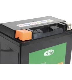 Magneti marelli batteria moto e scooter 12ah 12v 150a tecnologia agm sigillata polo positivo sinistro><noscript><img width=