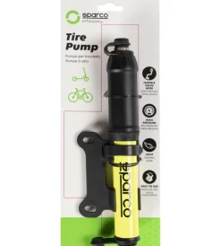 Mini pompa per bicicletta in alluminio gialla><noscript><img width=