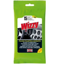 Panni umidificati per pulizia plastica e cruscotto auto satinato "wizzy" 15 pz>Arexons Best