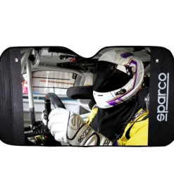 Parasole auto "spc1718l" in alluminio, 140x70 cm>Sparco