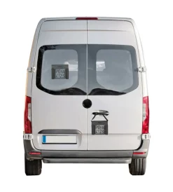 Portatarga per veicoli di prova magnetico con tasca portadocumenti e cinghia di sicurezza, 29x2x28 cm>Lampa Online