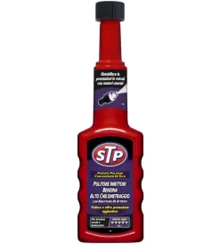 Pulitore iniettori ad alto km benzina stp, 200 ml> Hot