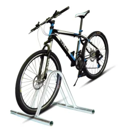 Rastrelliera portabici singola in ferro zincato con passaruota 5 cm 37x37x28 cm> New