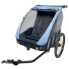 Rimorchio passeggino bici 2in1 azzurro - bellelli> Hot