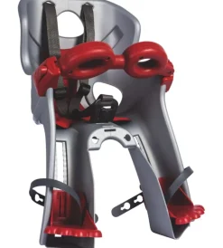 Seggiolino anteriore per bicicletta bellelli "freccia" silver, portata massima 15 kg> Hot