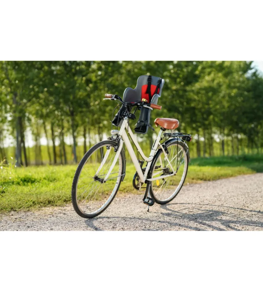 Seggiolino anteriore per bicicletta "ginny" con attacco al manubrio colori assortiti portata massima 15 kg>Lampa New