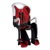 Seggiolino bici posteriore bellelli "tiger clamp" rosso e bianco, portata massima 22 kg>